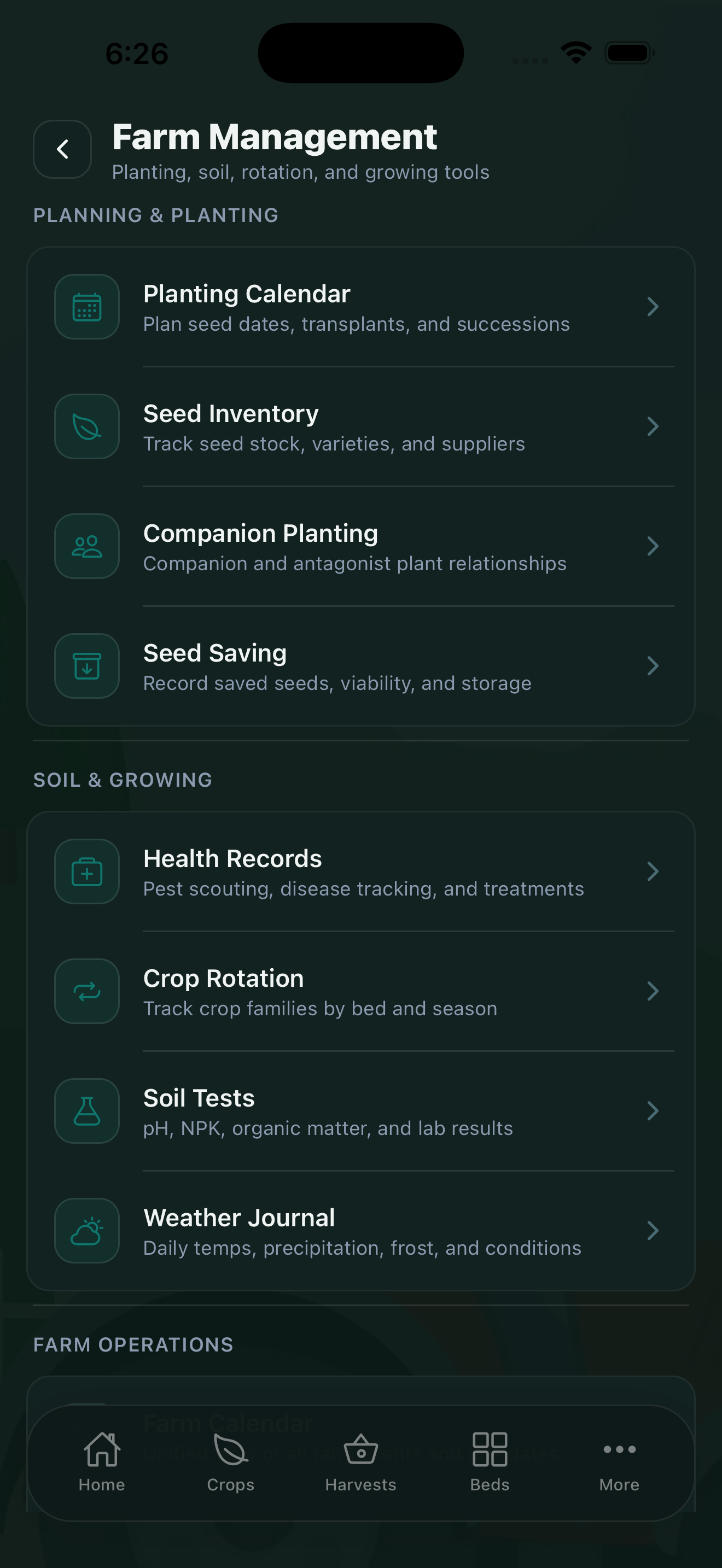 Seed Inventory & Farm Management